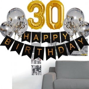 30 jaar feest: zo vier je dat! (8 tips) 30 jaar feestversiering