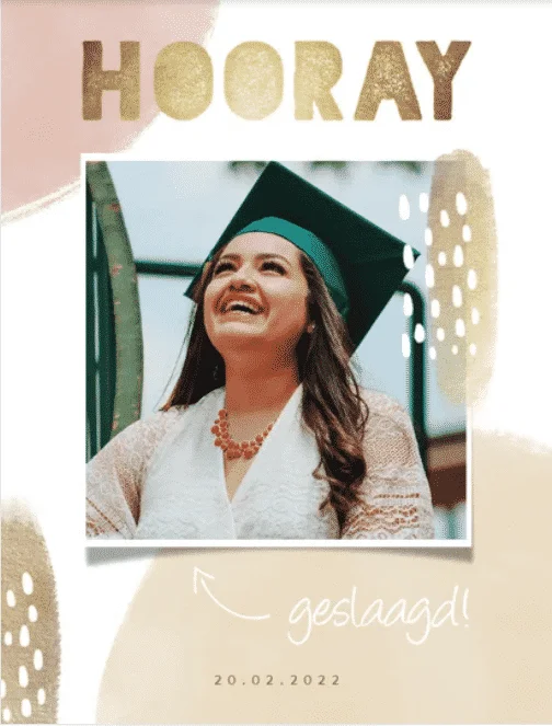 geslaagd uitnodiging