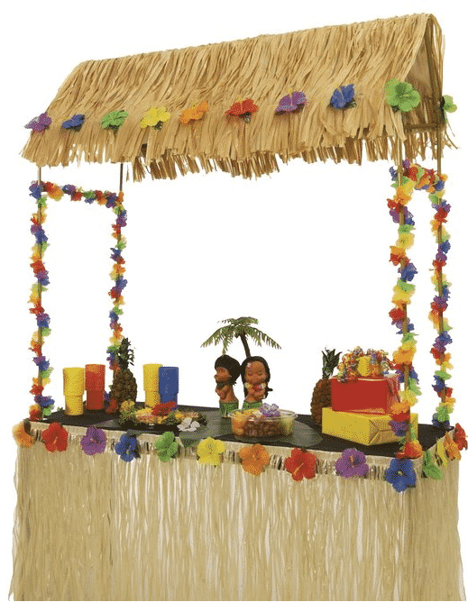 hawai hut versiering (cocktail party)