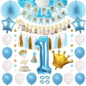 De eerste verjaardag van je kind vieren? HELP! versiering 1 jaa