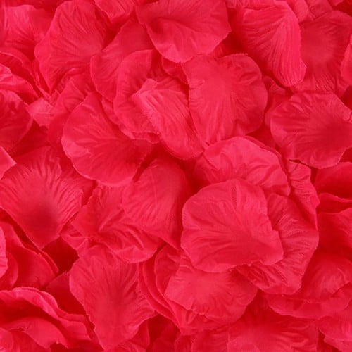 Heppie Love - Rode rozenblaadjes 100 stuks - Valentijn - Huwelijk - Romantiek - bruiloft/Wedding - liefde - decoratie - aanzoek