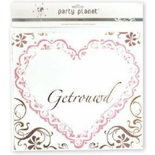 Deurschild Getrouwd - 12,5 - 25 - 30 - 40 - 50 Jaar