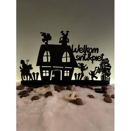 Sinterklaas Decoratie - Welkom Sint en Piet Standaard - piet Decoratie - Sinterklaas cadeautjes - Sinterklaas Versiering - Sinterklaas - Sint