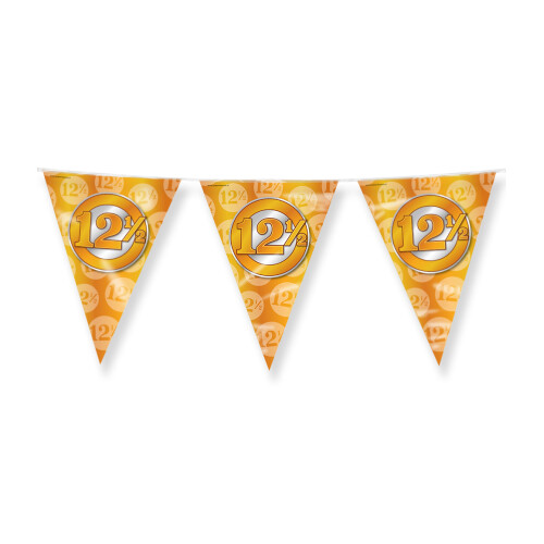 Vlaggenlijn 12,5 Jaar Getrouwd Brons (10m)