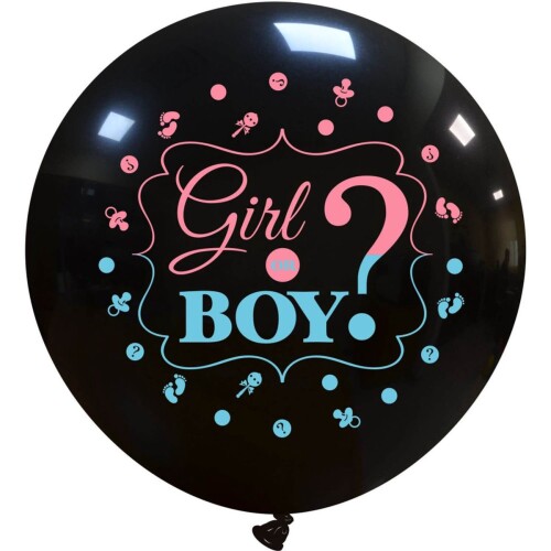 ballon Gender reveal "Boy or Girl?" Reuzenballon ±100 cm (40 inch)